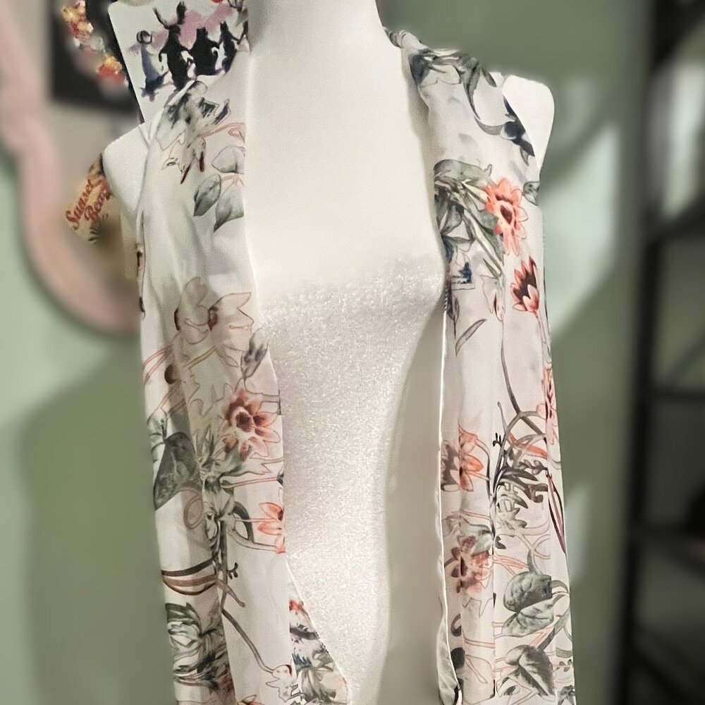 Floral print cover, One Size